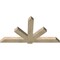 Ekena Millwork Kennewick Rough Sawn Timber Gable Bracket, Douglas Fir, 72"W x 39"H x 4"D x 6"F, 13/12 Pitch GBW072X39X0406KEN00RDF - alternate 2